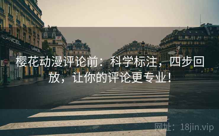 樱花动漫评论前:科学标注,四步回放,让你的评论更专业! 樱花动漫评论前:科学标注,四步回放,让你的评论更专业!