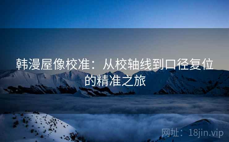 韩漫屋像校准:从校轴线到口径复位的精准之旅 韩漫屋像校准:从校轴线到口径复位的精准之旅
